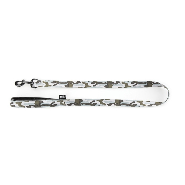 Laisse conf camouflage 20-120 gris