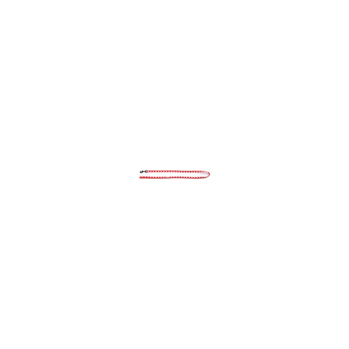 Laisse moustache  nyl 10-100cm rouge/rose