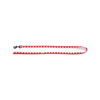Laisse moustache  nyl 10-100cm rouge/rose