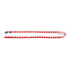 Laisse moustache  nyl 10-100cm rouge/rose