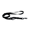 Laisse nyl 3p 20-200 noir.