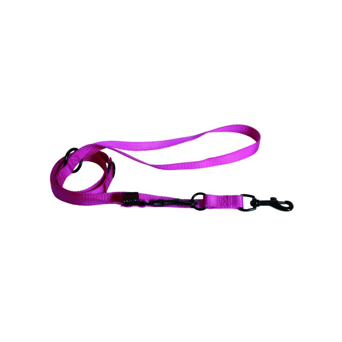 Laisse nyl 3p 20-200 rose.