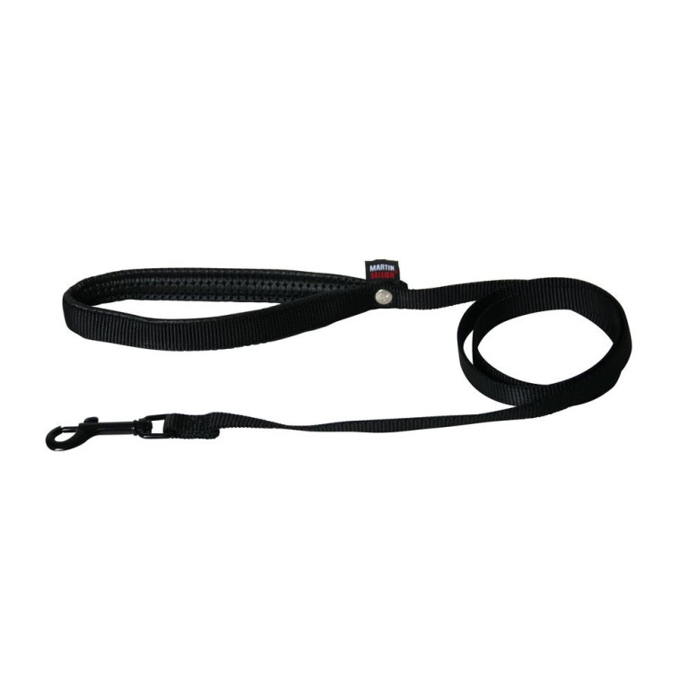 Laisse nyl dble 25-60 noir.