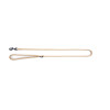 Laisse nyl rond 1m beige.