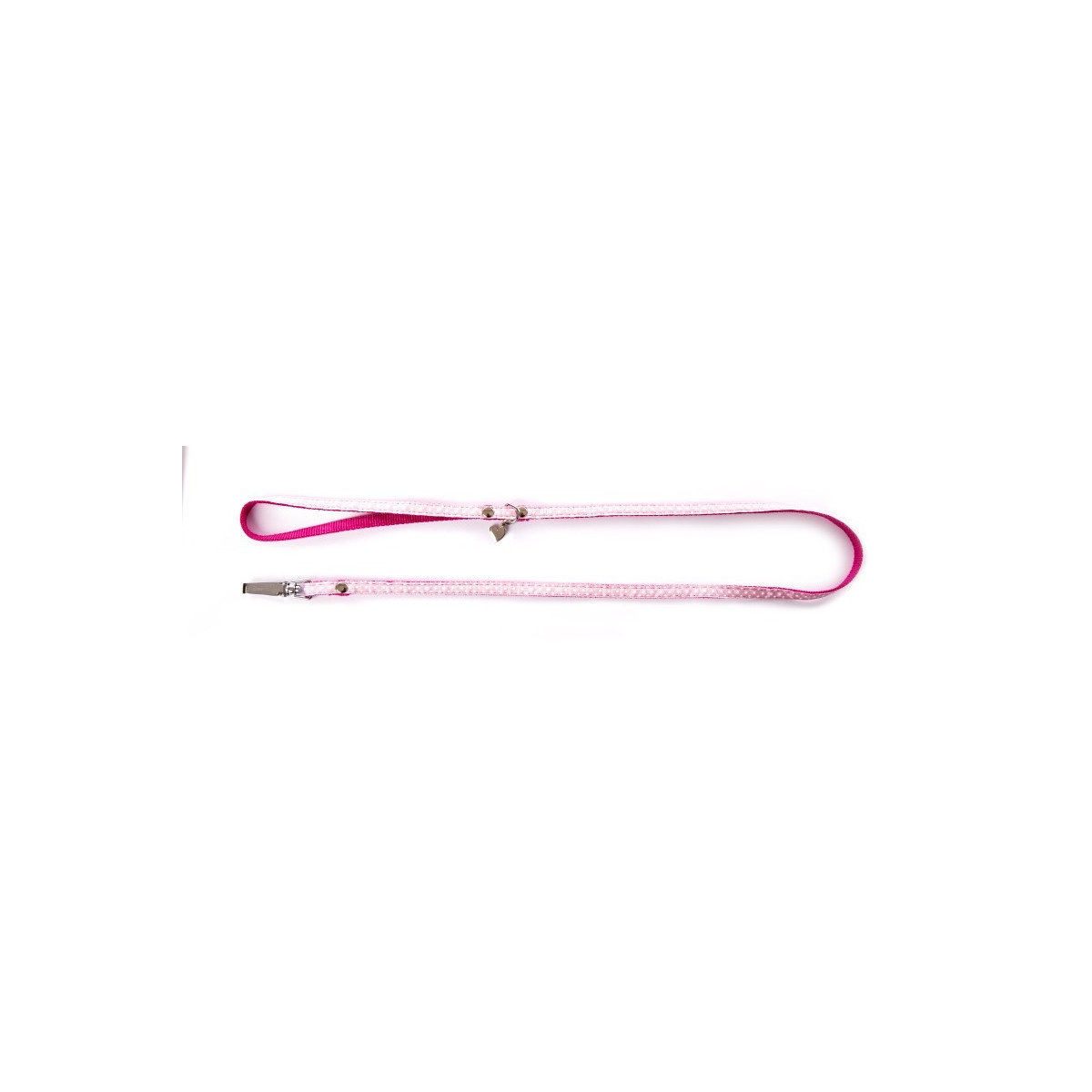 Laisse pois xs 10-100 rose