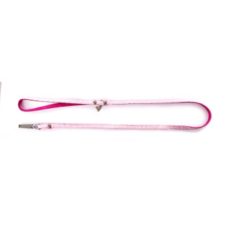 Laisse pois xs 10-100 rose