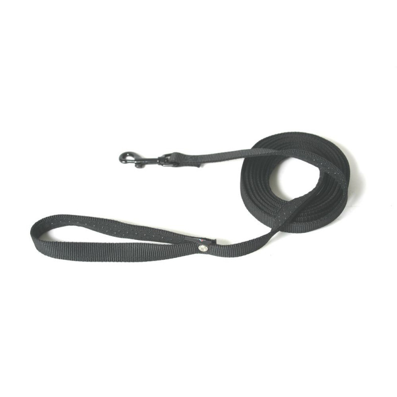 Longe 20mm-5m nylon noir.