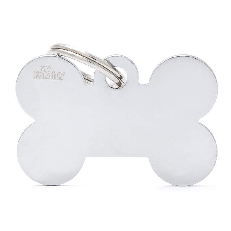 Medaille basic grand os chrome