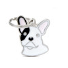Medaille friends bulldog francais blanc