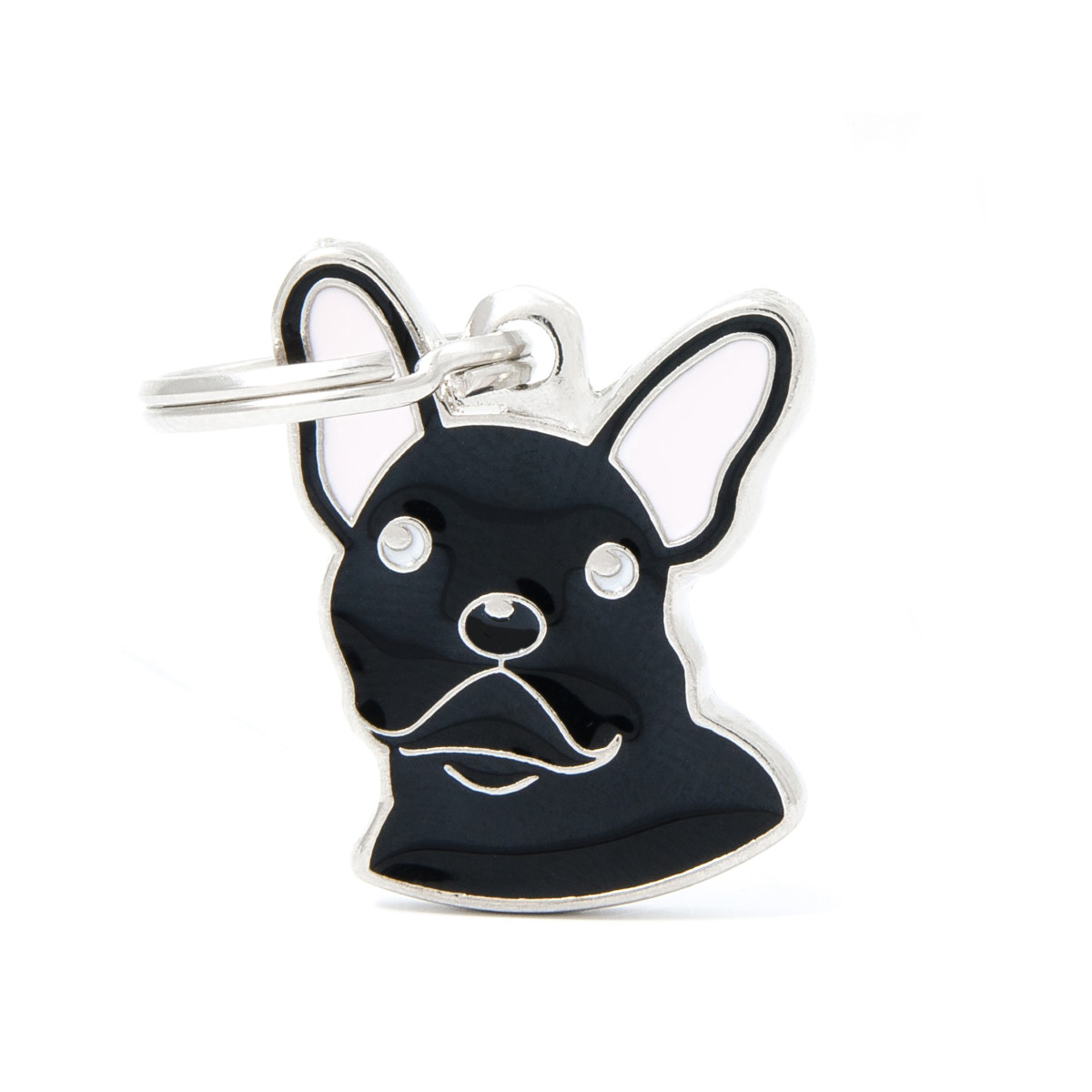Medaille friends bulldog francais noir