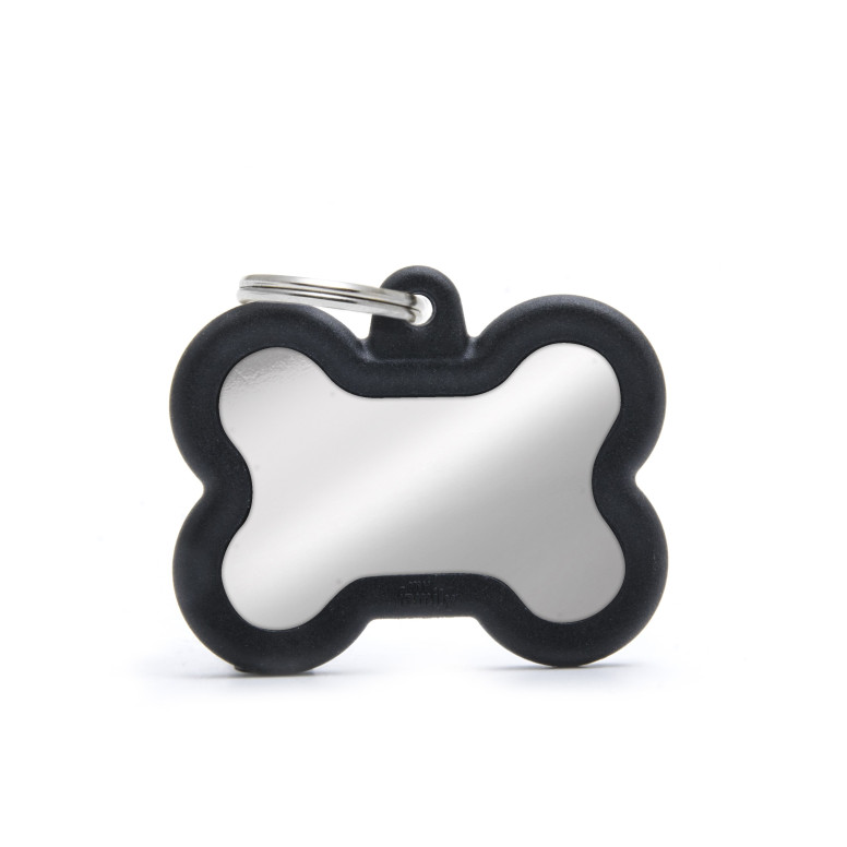 Medaille hushtag os chrome noir