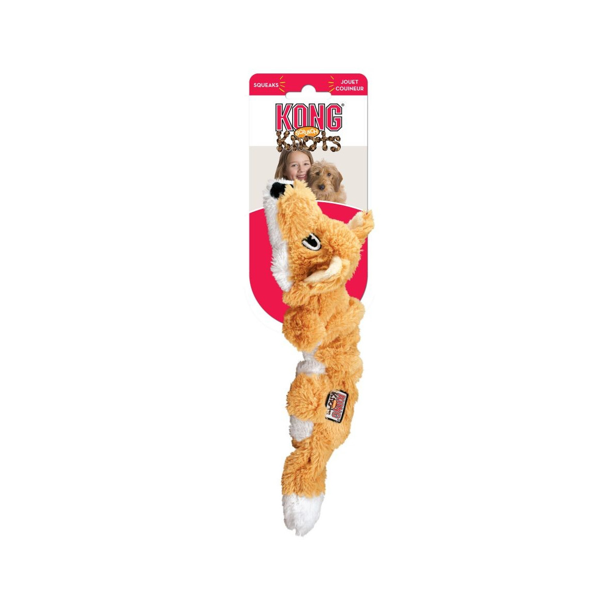 KONG scrunch knots fox sm