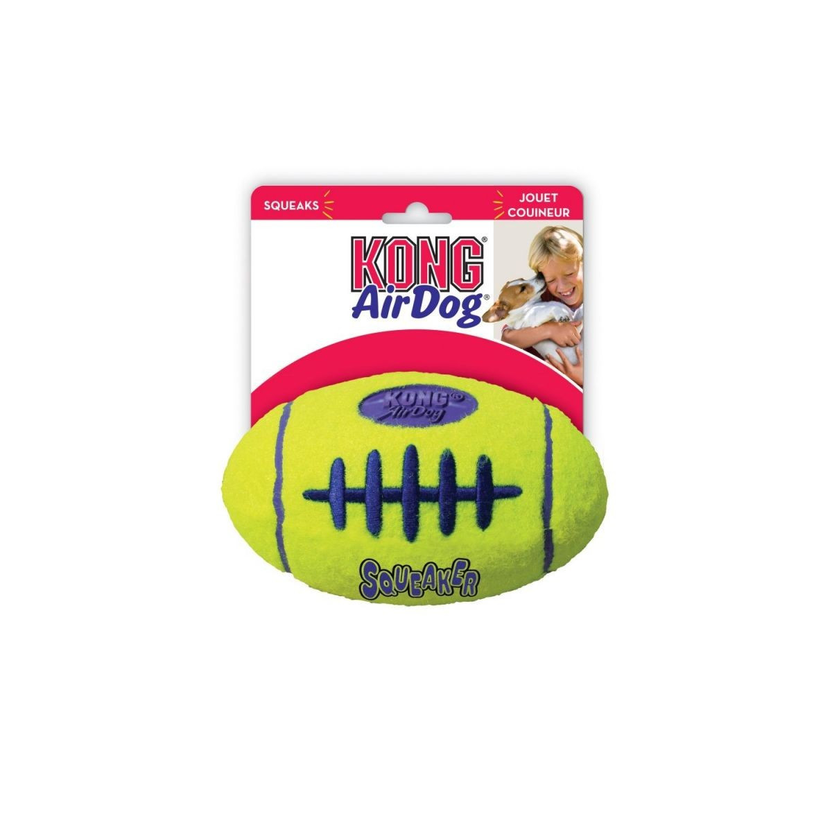 KONG air squeaker football l