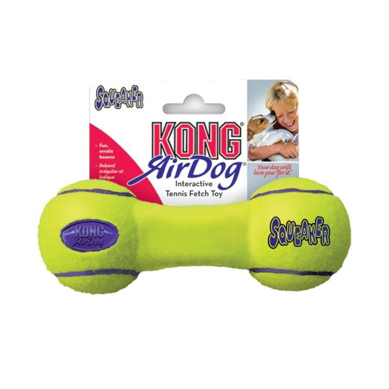 KONG air squeaker dumbbell l