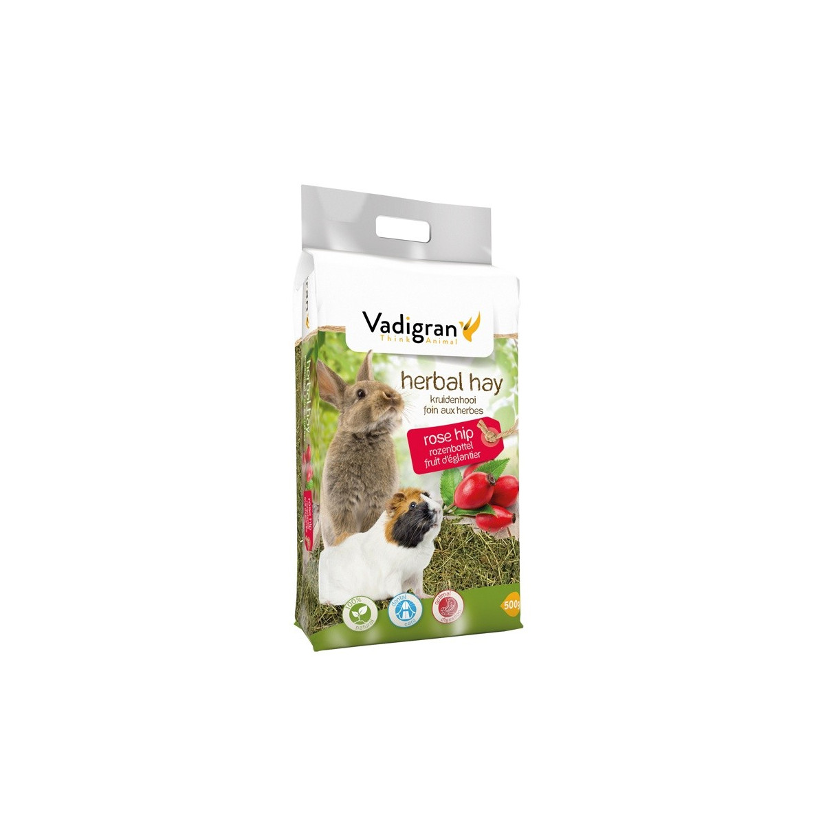 Vadibed foin de fleurs d eglantier 500 gr