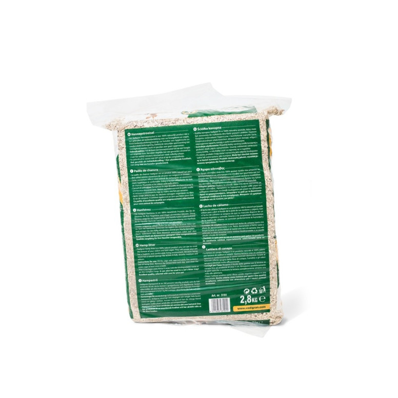Bedding paillis de chanvre 2,8 kg
