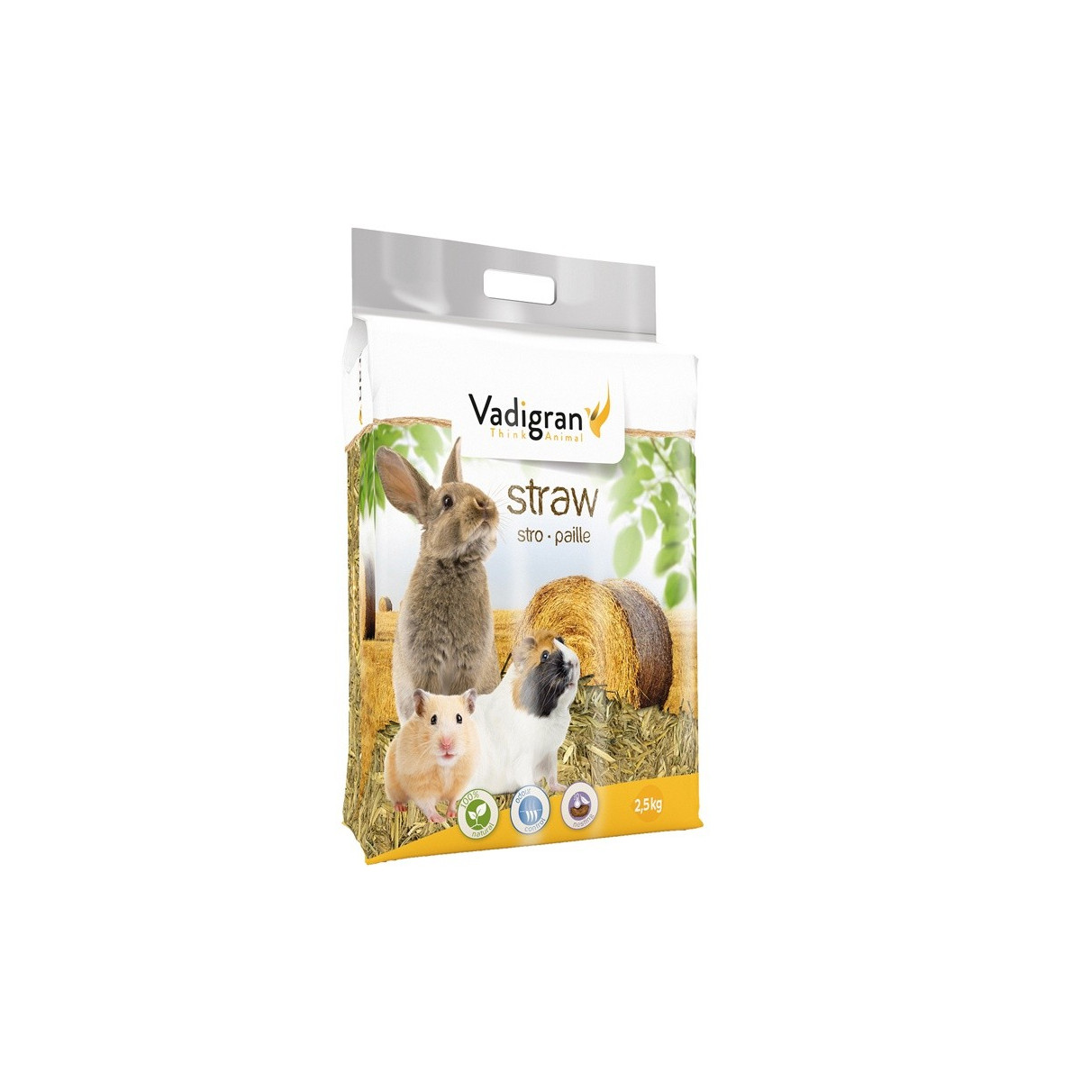 Vadibed paille fermiere 75l  2,5 kg