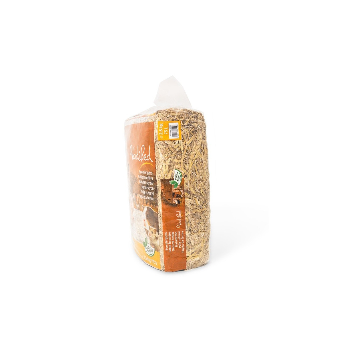 Vadibed paille fermiere 75l  2,5 kg