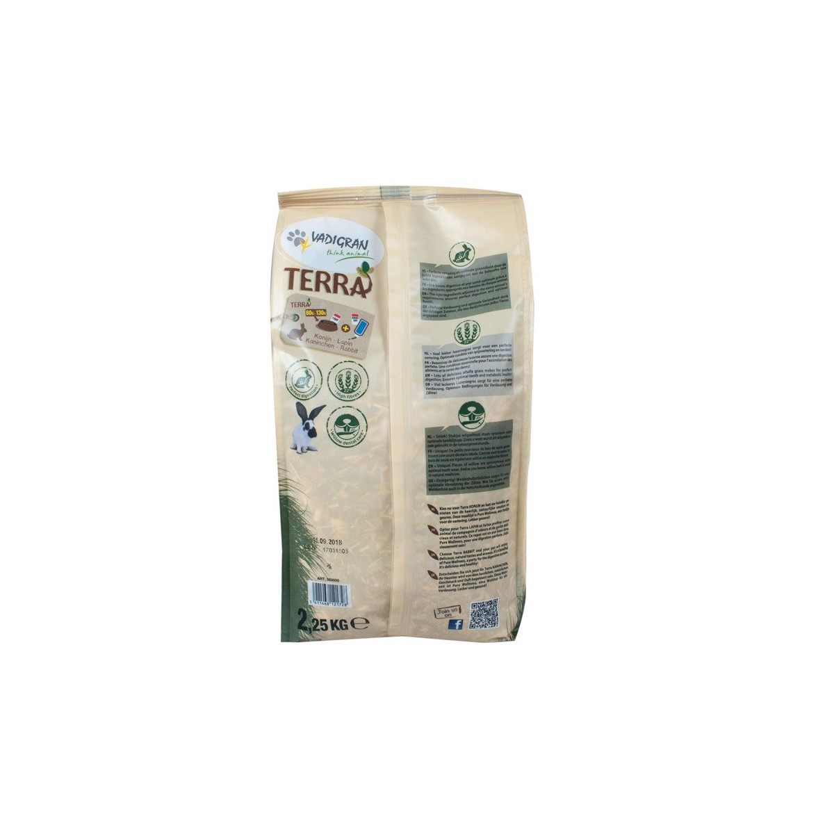 Terra lapin 2,25 kg