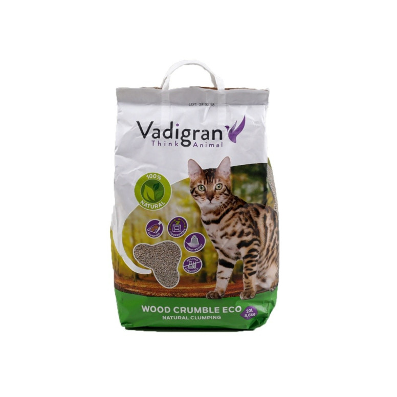 Cat litter wood crumble 20l