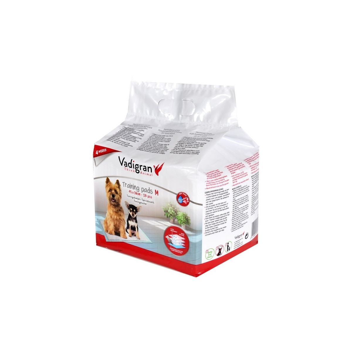 Tapis educateurs  45x30cm 28pcs