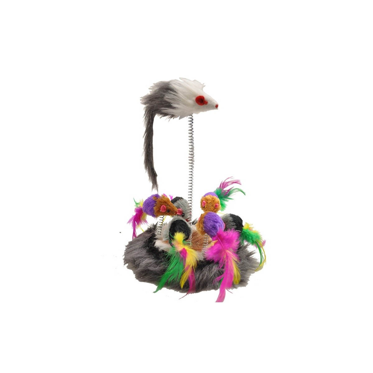 Jouet chat plaine de jeux 25cm
