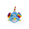 Jouet chat peluche souris bleu 14cm