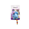 Jouet chat peluche souris bleu 14cm