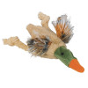 Jouet chat peluche canard 16cm