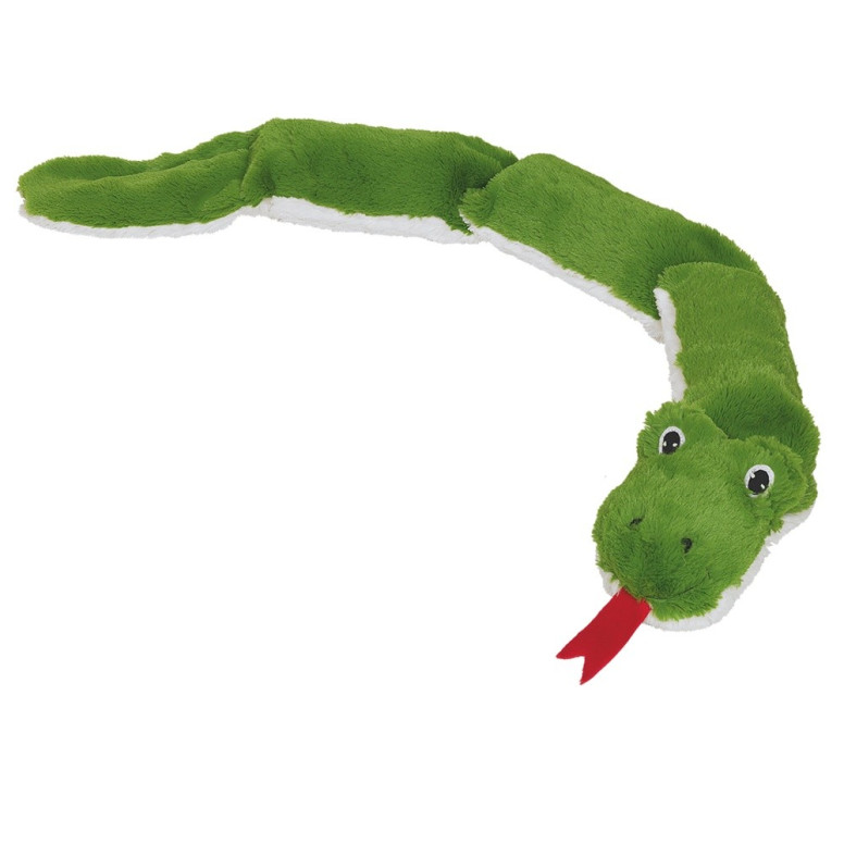 Jouet chien peluche serpent vert 85cm