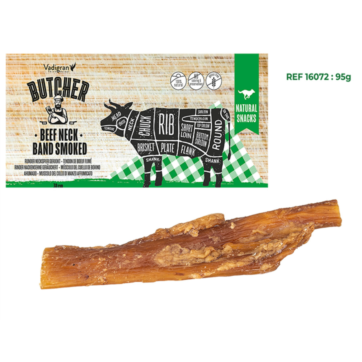 Tendon de boeuf fume 30cm 95g