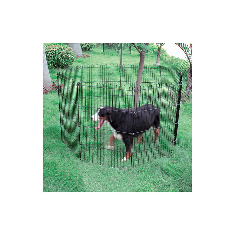 Parc a chiot 60x60x8 pans