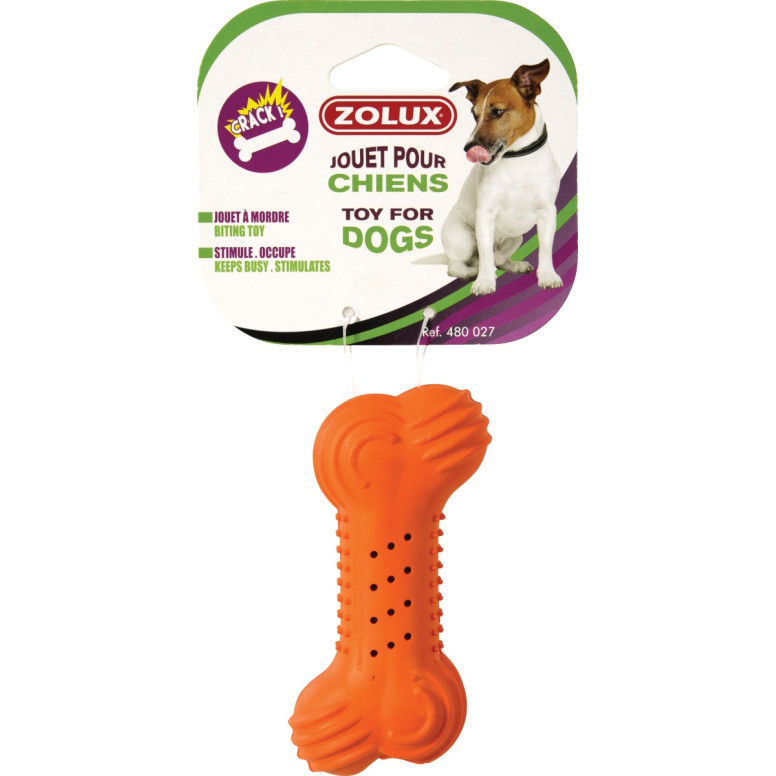 Jouet caout os craq 10cm ass