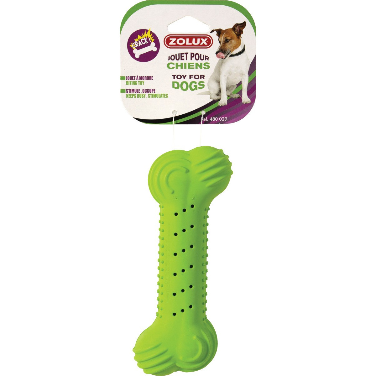 Jouet caout os craq 17cm ass