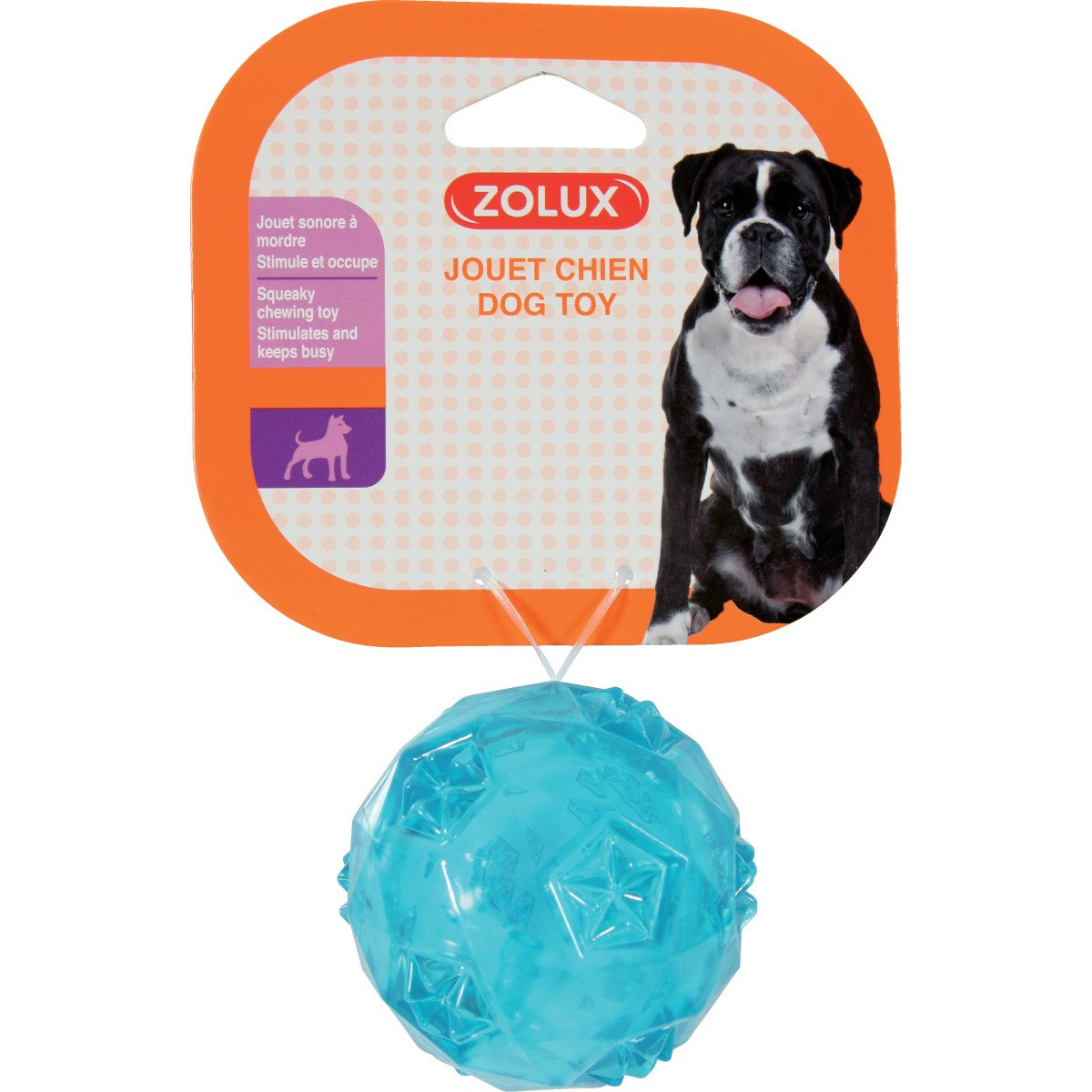 Jouet tpr balle pop 6cm tur