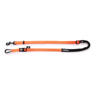 Longe cani-cross 20mm/1m30-2m20 orange fluo