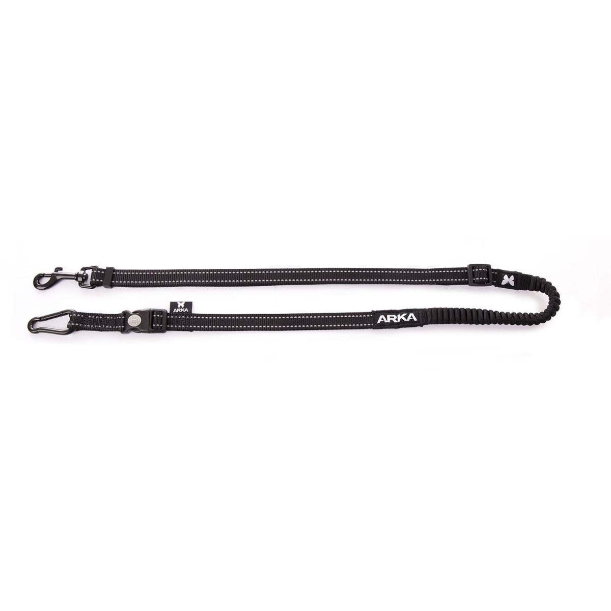 Longe cani-cross 20mm/1m30-2m20 noir