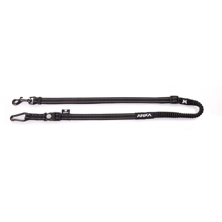 Longe cani-cross 20mm/1m30-2m20 noir