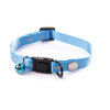 Collier cat reglable nyl 10-20/30 bleu/grey