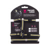 Set harnais lais noir trio chat