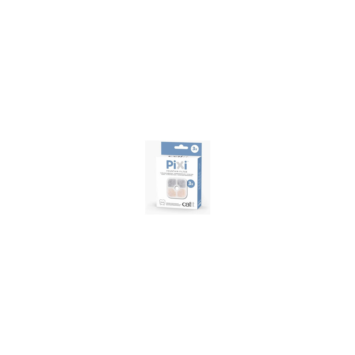 Filtre pour fontaine a eau catit pixi 3 pieces