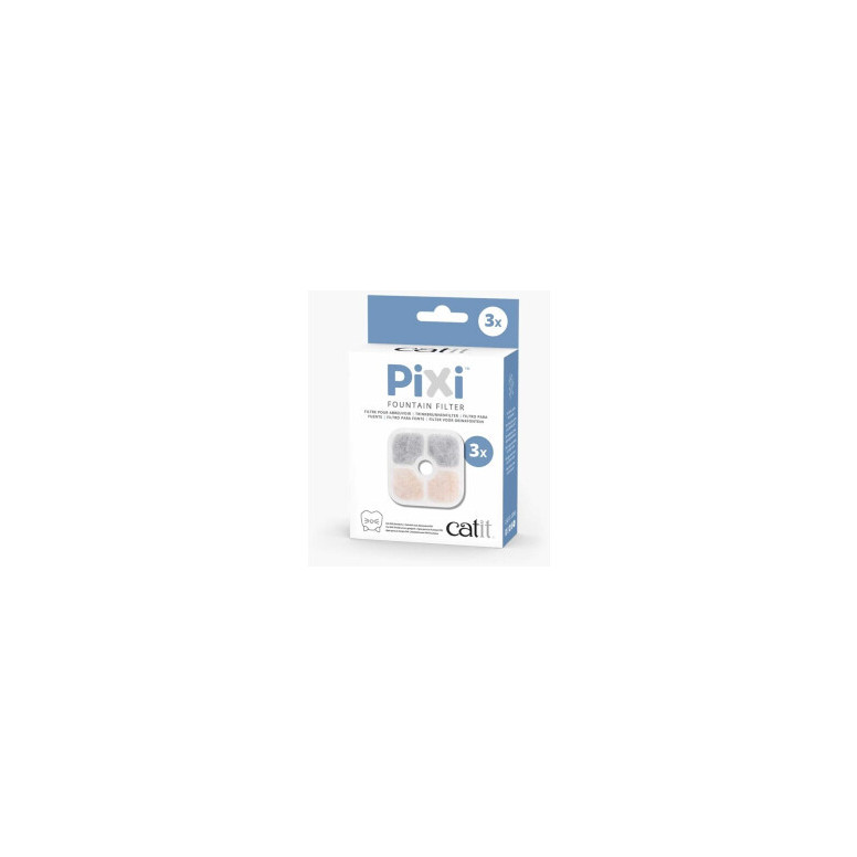 Filtre pour fontaine a eau catit pixi 3 pieces