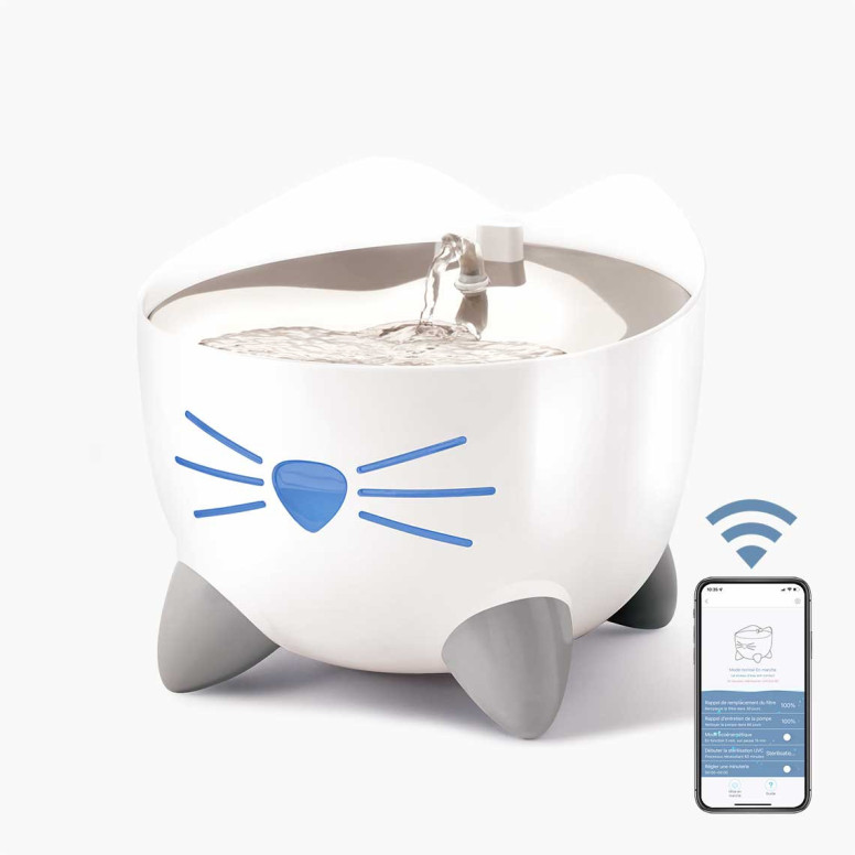 Distributeur auto catit pixi smart wifi acier