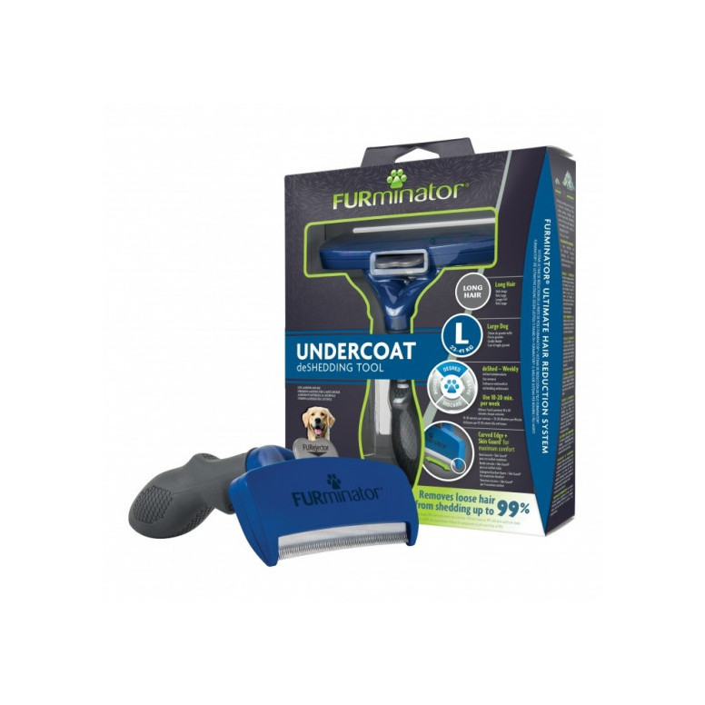 Brosse furminator chien l poils longs
