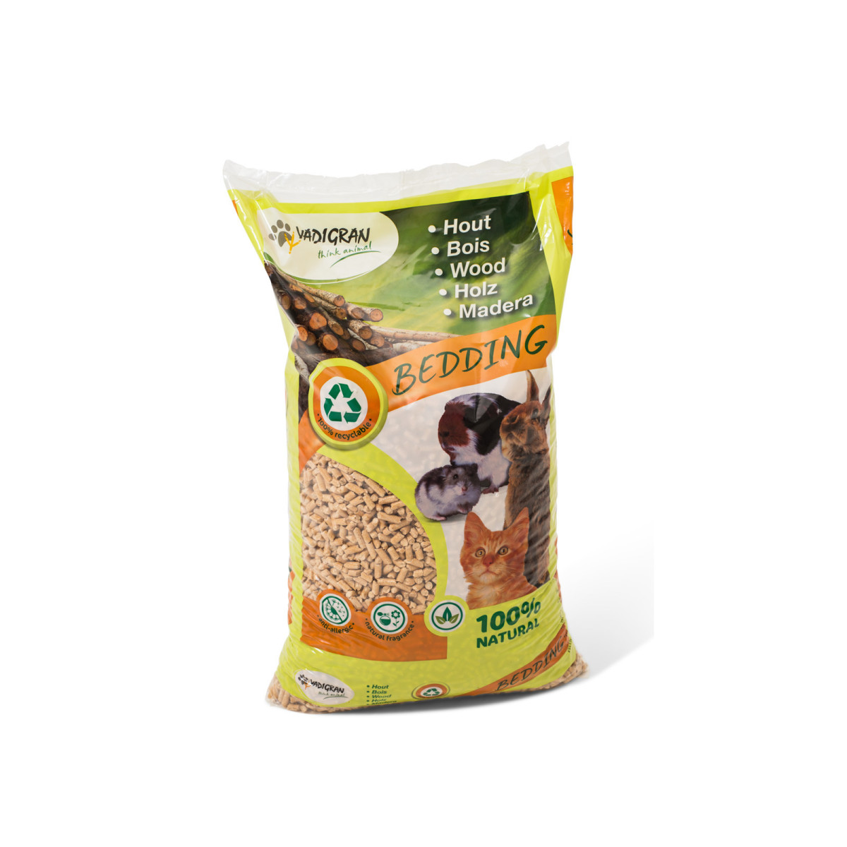 Litiere bedding bois rongeurs 8 kg