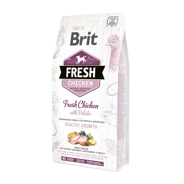 Croquette chien brit fresh puppy  poulet 2,5kg