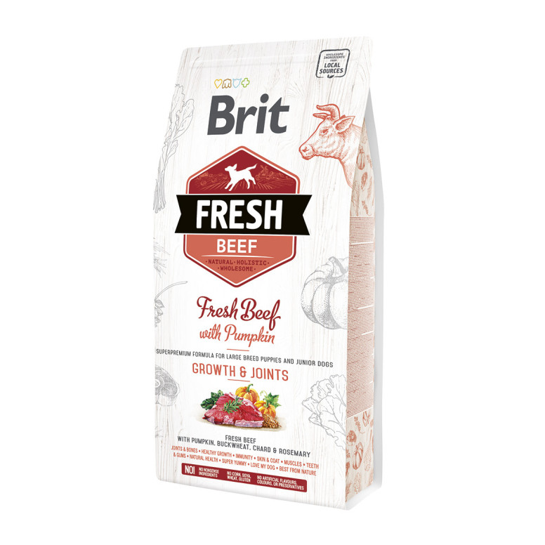Croquette chien brit fresh puppy bouf 2,5kg