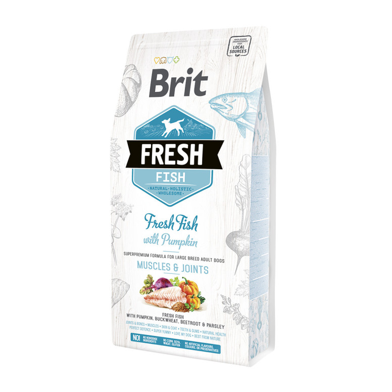 Croquette chien brit fresh large poisson 2,5kg