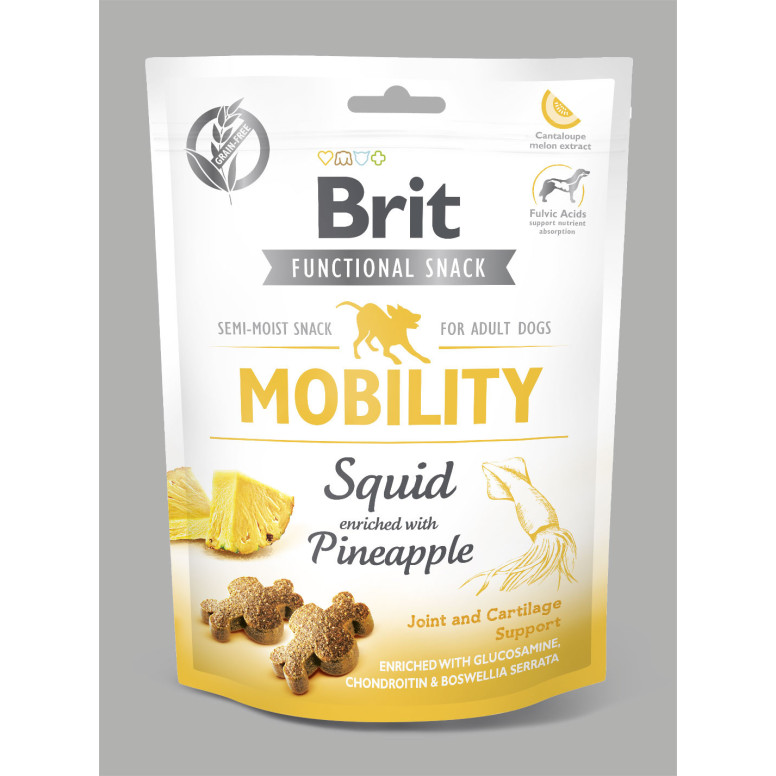 Friandise brit snack mobility calamar