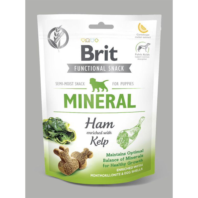 Friandise brit snack mineral jambon chiot